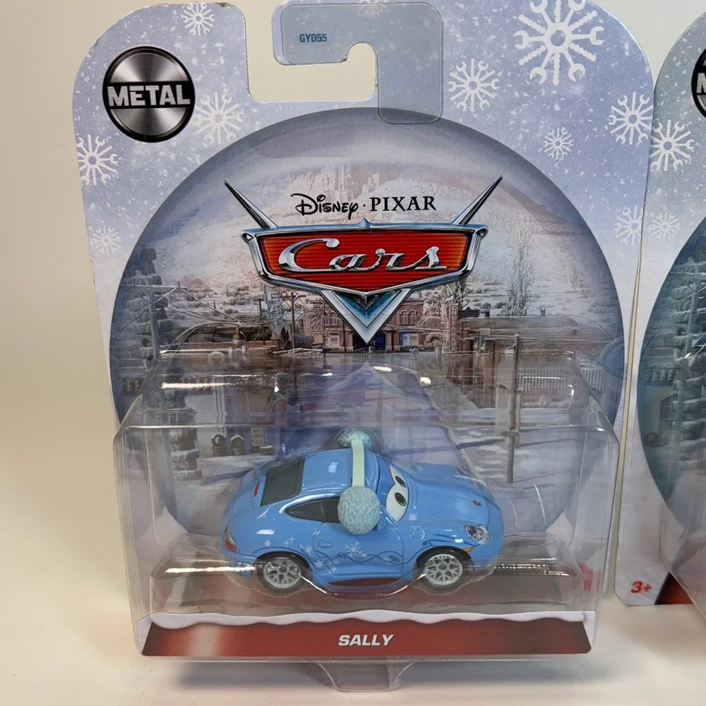 NWT Disney‎ Pixar Holiday CARS Lightning McQueen Flash Sally Doc Hudson Diecast